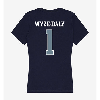 Howard - NCAA Men's Soccer : Ireal Wyze-Daly - Women's V-Neck T-Shirt-1