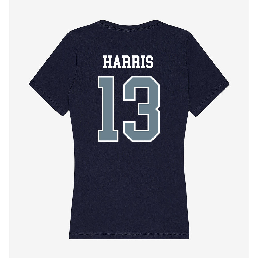 Howard - NCAA Men's Soccer : Justin Harris - Women's V-Neck T-Shirt-1