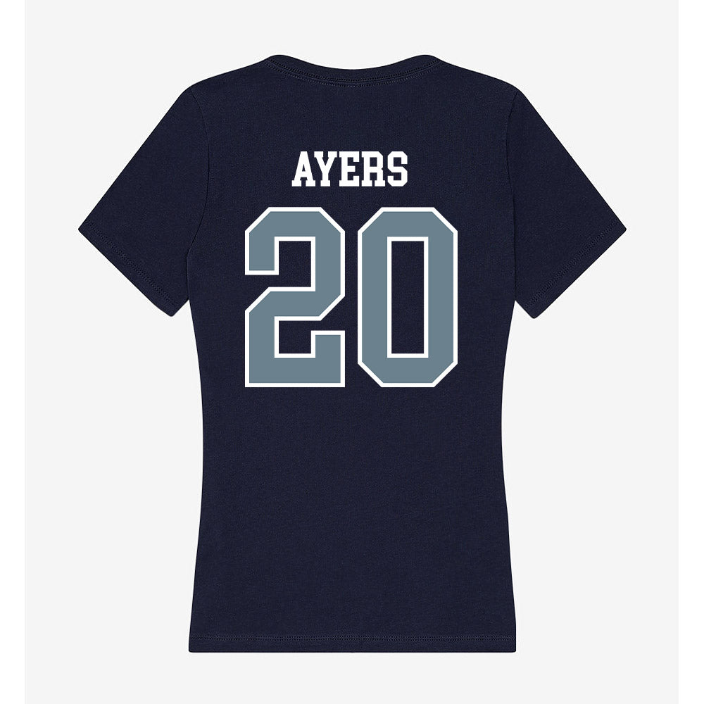 Howard - NCAA Women's Soccer : Hailey Ayers - Women's V-Neck T-Shirt-1