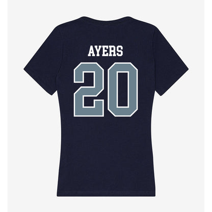 Howard - NCAA Women's Soccer : Hailey Ayers - Women's V-Neck T-Shirt-1