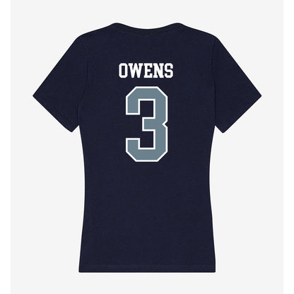 Howard - NCAA Women's Soccer : Demi Owens - Women's V-Neck T-Shirt-1
