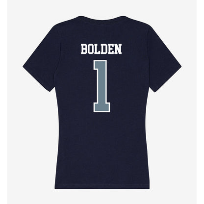 Howard - NCAA Women's Soccer : Nadia Bolden - Women's V-Neck T-Shirt-1