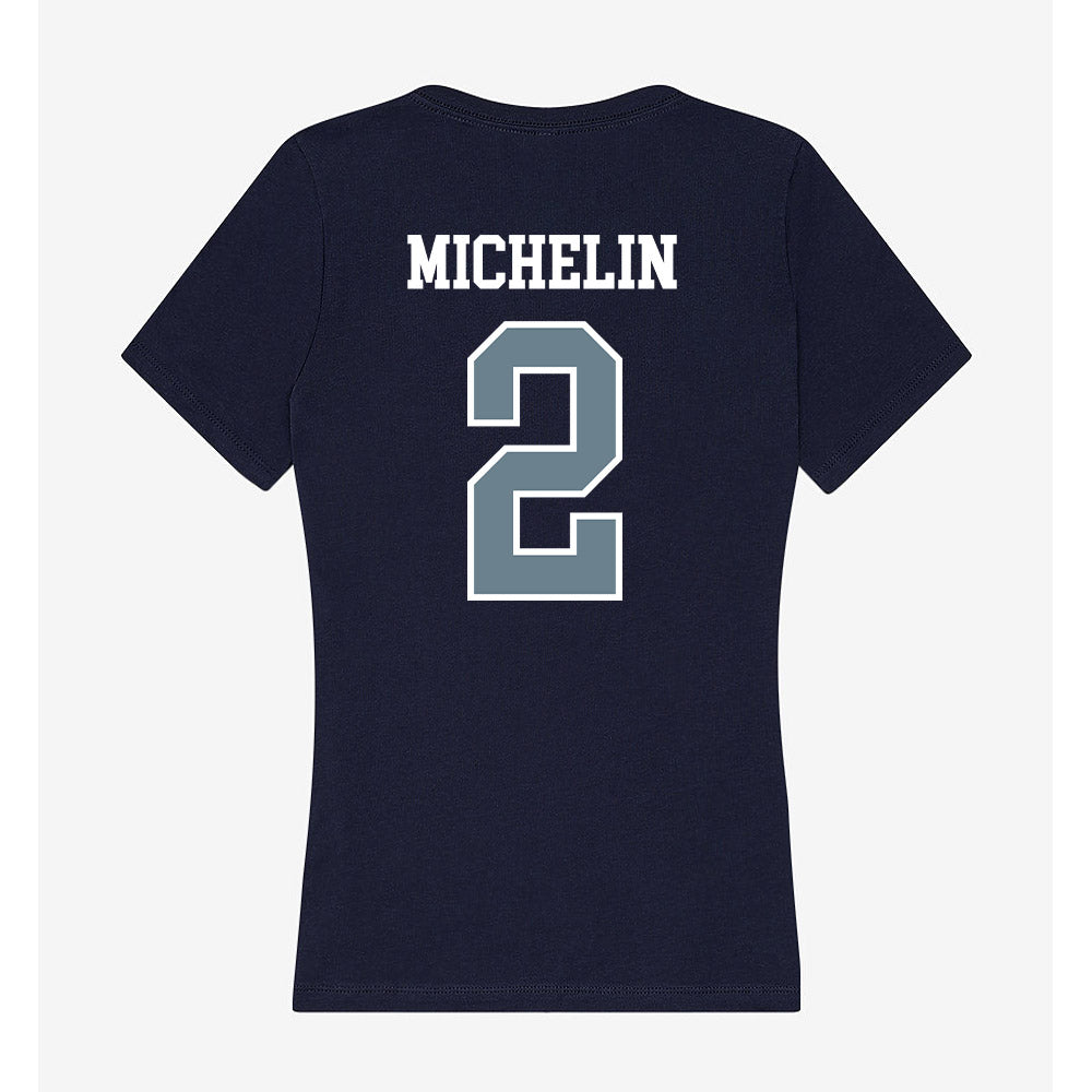 Howard - NCAA Softball : Elise Michelin - Women's V-Neck T-Shirt-1