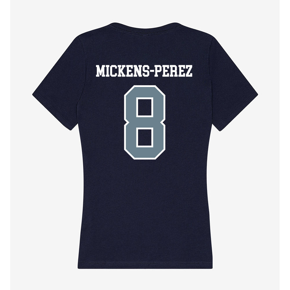 Howard - NCAA Women's Soccer : Asia Mickens-Perez - Women's V-Neck T-Shirt-1