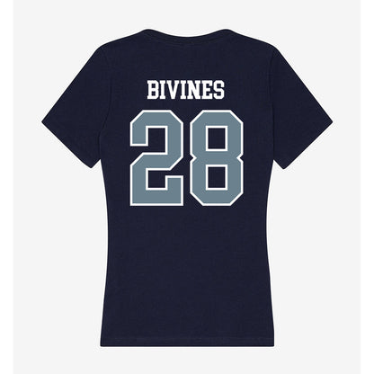 Howard - NCAA Football : Anthony Bivines - Women's V-Neck T-Shirt-1