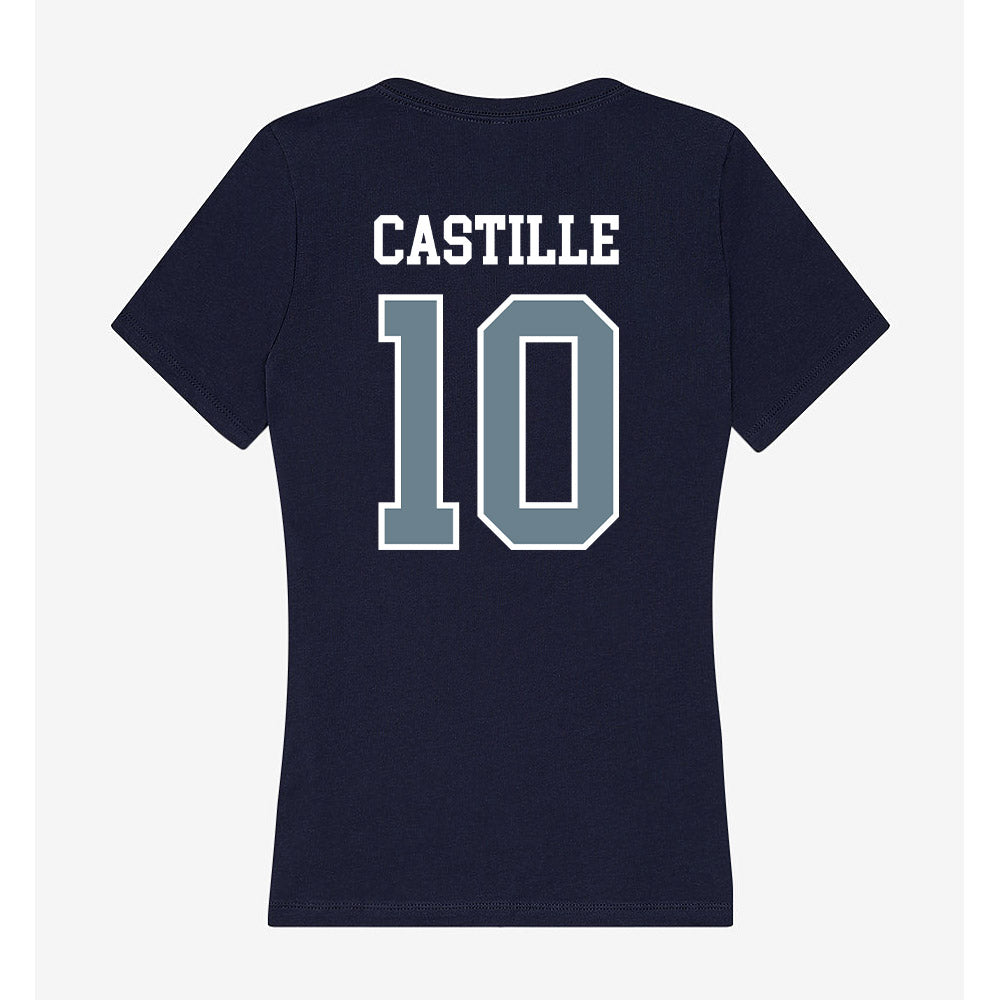 Howard - NCAA Softball : Cheyenne Castille - Women's V-Neck T-Shirt-1