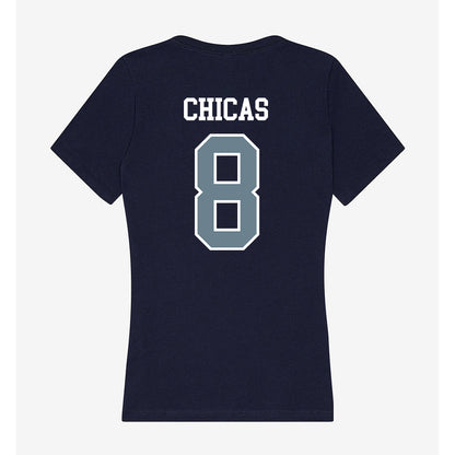 Howard - NCAA Men's Soccer : Axel Chicas - Women's V-Neck T-Shirt-1