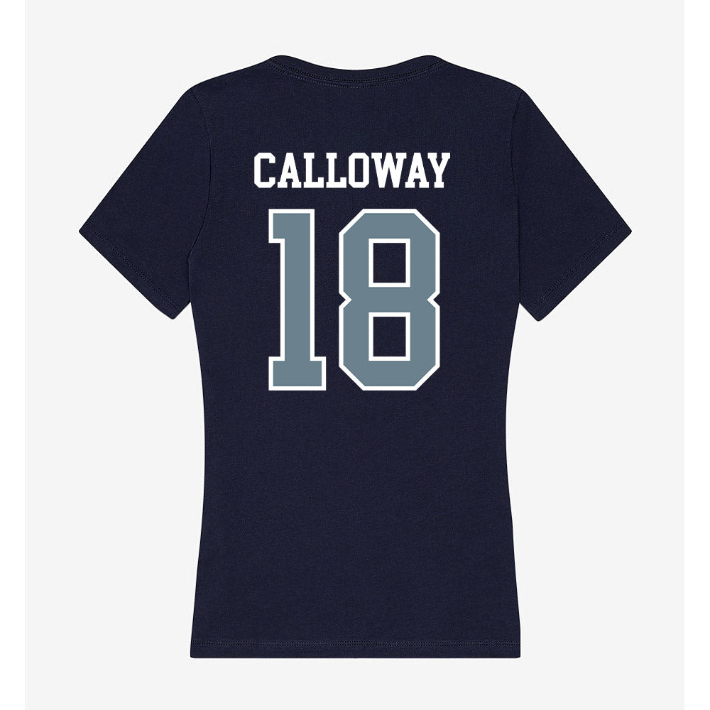 Howard - NCAA Softball : Destiny Calloway - Women's V-Neck T-Shirt-1