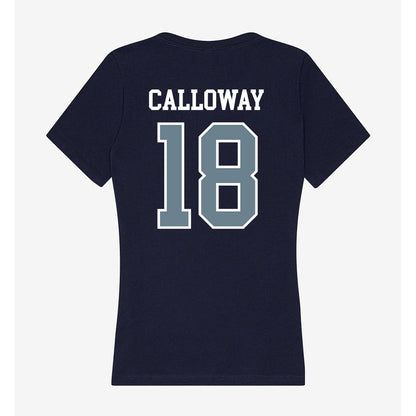 Howard - NCAA Softball : Destiny Calloway - Women's V-Neck T-Shirt-1