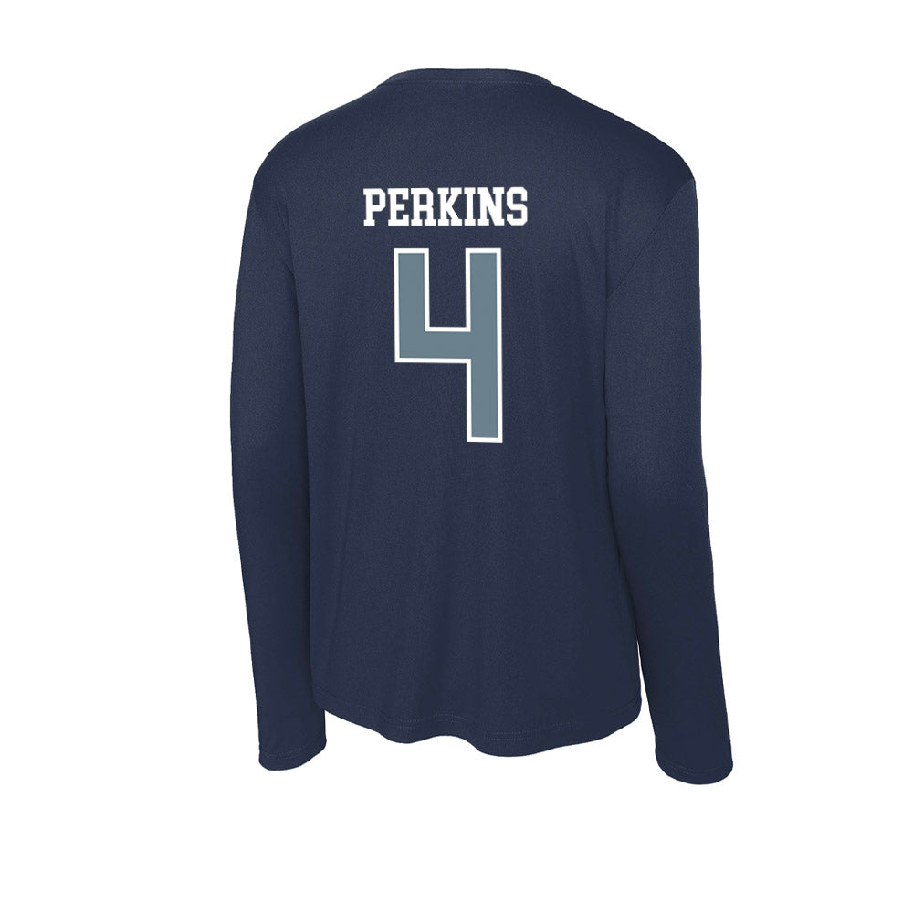 Howard - NCAA Men's Soccer : Louis Perkins - Activewear Long Sleeve T-Shirt-1