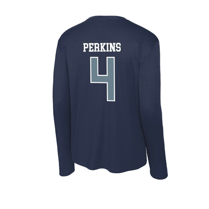Howard - NCAA Men's Soccer : Louis Perkins - Activewear Long Sleeve T-Shirt-1