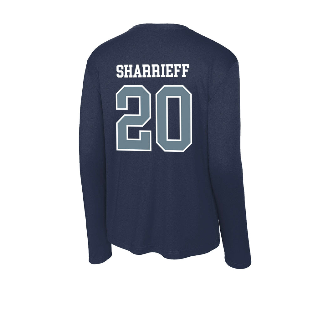 Howard - NCAA Men's Soccer : Khari Sharrieff - Activewear Long Sleeve T-Shirt-1
