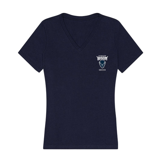 Howard - NCAA Women's Soccer : Amira Dancer - Women's V-Neck T-Shirt-0