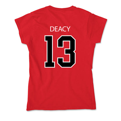 Marist - NCAA Men's Lacrosse : Jake Deacy - Soft Style Women’s T-Shirt-1