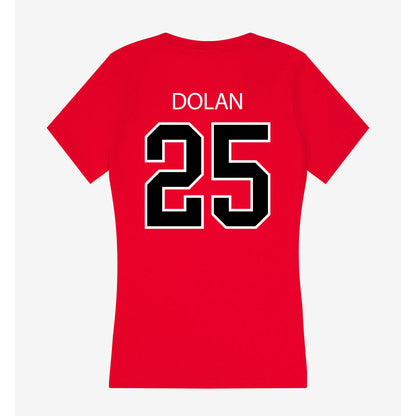Marist - NCAA Men's Lacrosse : Brady Dolan - Women's V-Neck T-Shirt-1