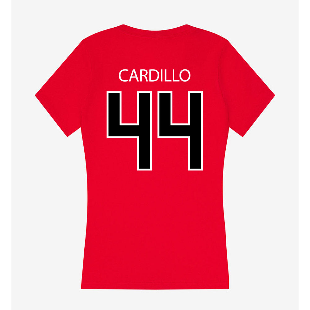 Marist - NCAA Football : Lincoln Cardillo - Women's V-Neck T-Shirt-1