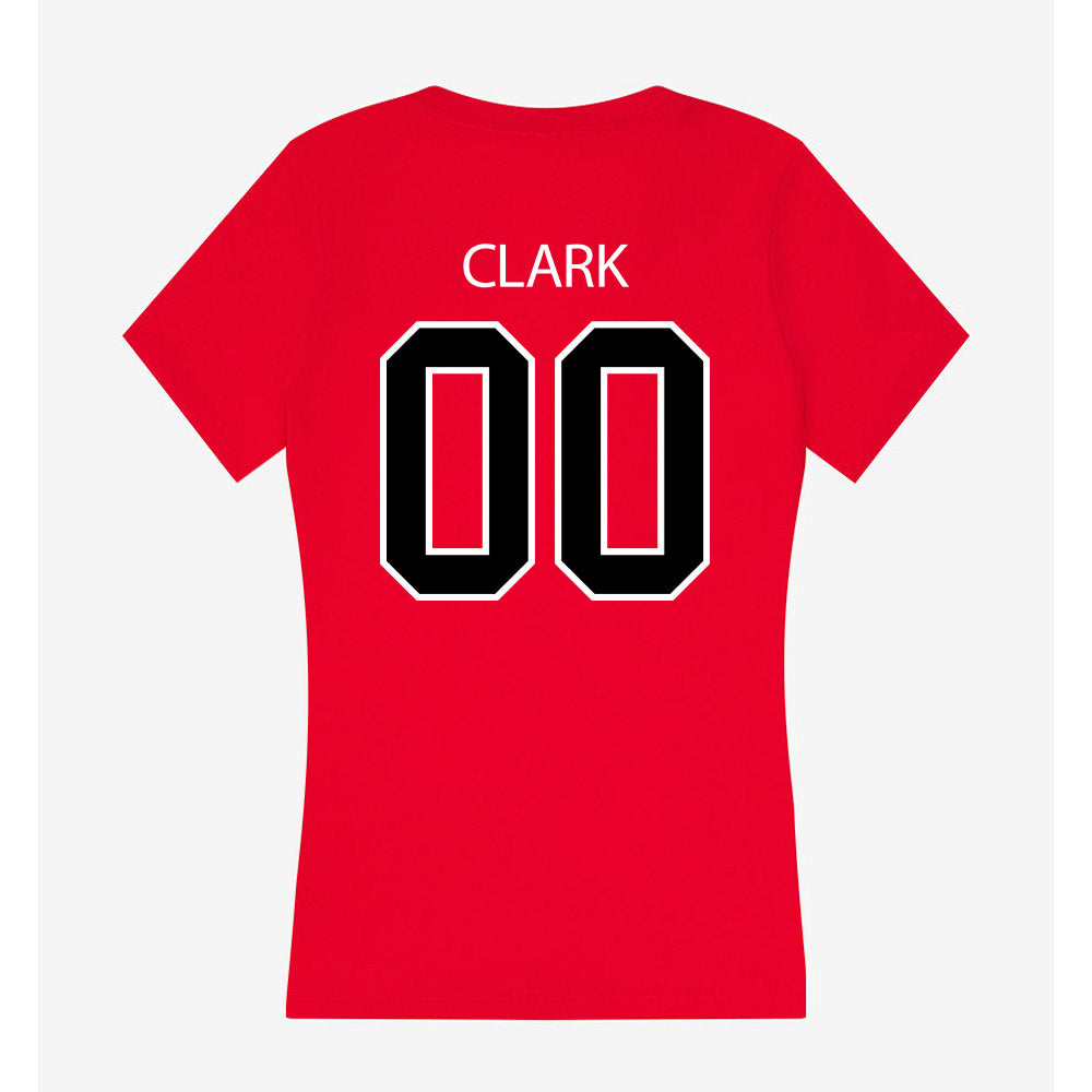 Marist - NCAA Women's Lacrosse : Ella Clark - Women's V-Neck T-Shirt-1