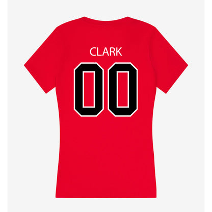 Marist - NCAA Women's Lacrosse : Ella Clark - Women's V-Neck T-Shirt-1