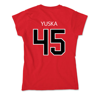 Marist - NCAA Football : Ethan Yuska - Soft Style Women’s T-Shirt-1