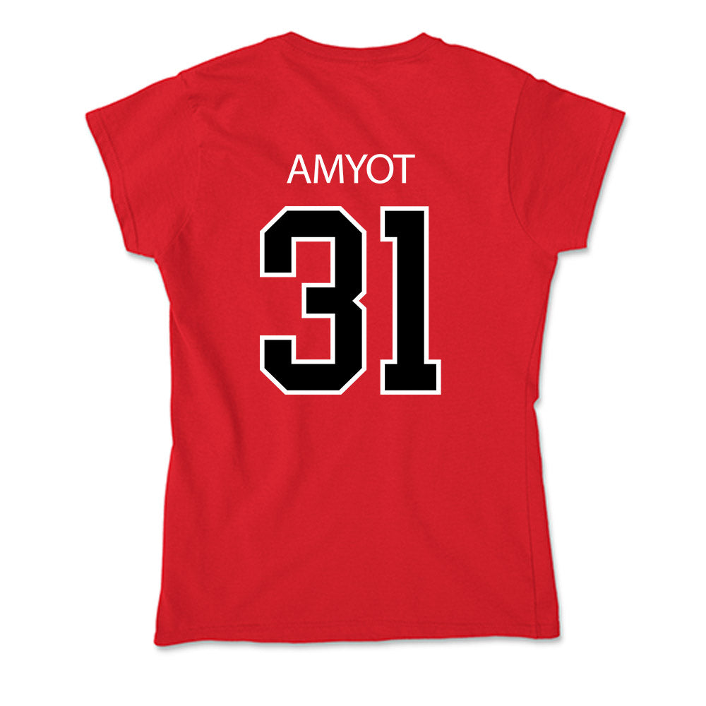 Marist - NCAA Men's Soccer : Samuel Amyot - Soft Style Women’s T-Shirt-1