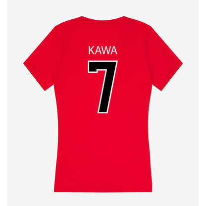 Marist - NCAA Men's Basketball : Martin Kawa - Women's V-Neck T-Shirt-1