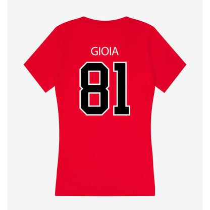 Marist - NCAA Football : Chris Gioia - Women's V-Neck T-Shirt-1
