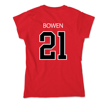 Marist - NCAA Men's Lacrosse : Simon Bowen - Soft Style Women’s T-Shirt-1