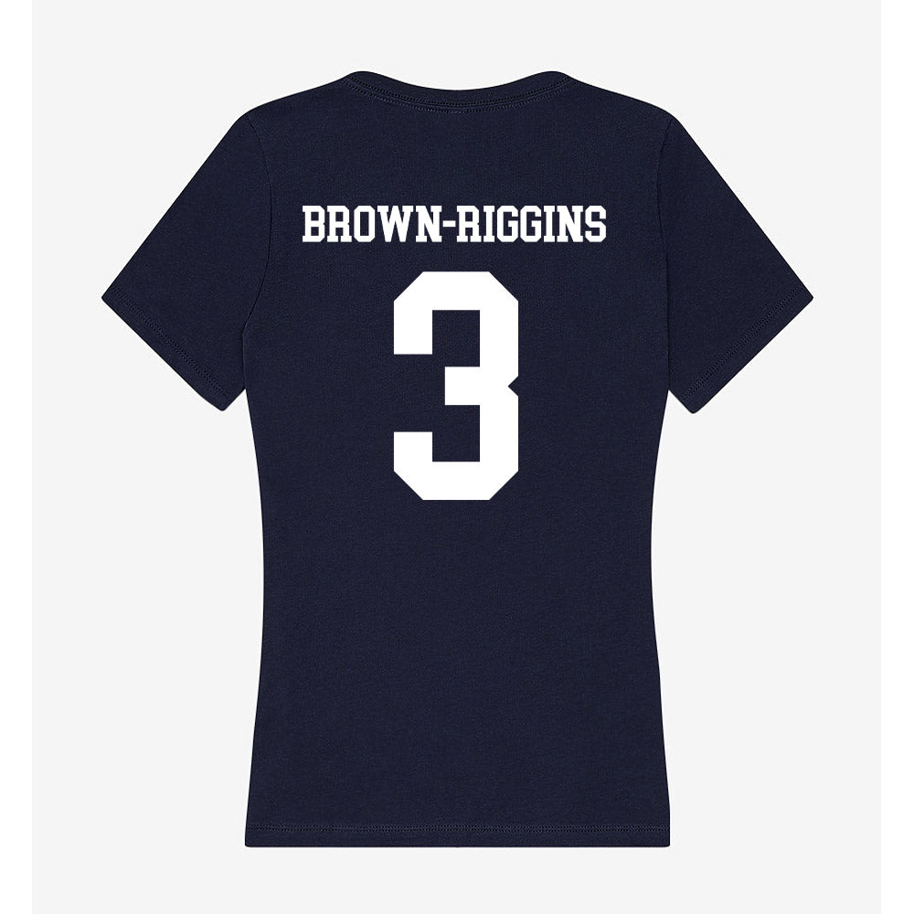 UA Fort Smith - NCAA Women's Volleyball : Kinzley Brown-Riggins - Women's V-Neck T-Shirt-1