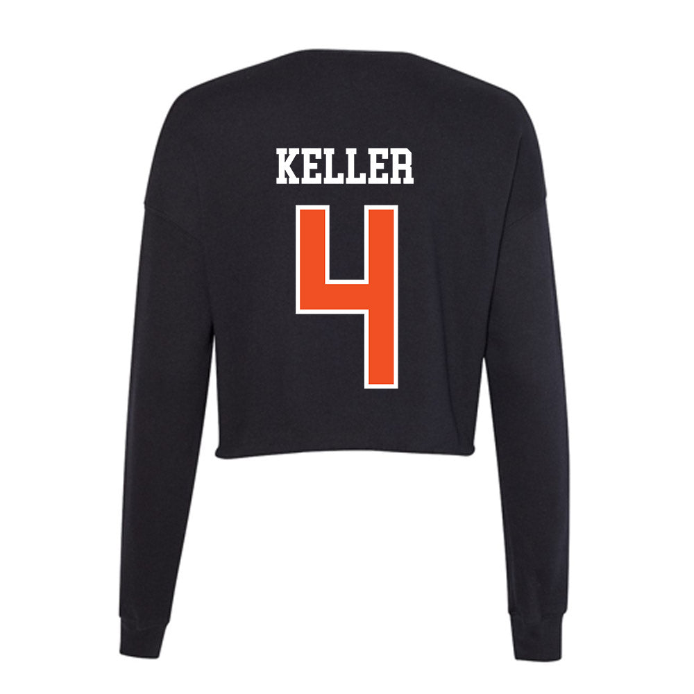 ECU - NCAA Softball : Katelin Keller - Women's Cropped Crew Fleece-1