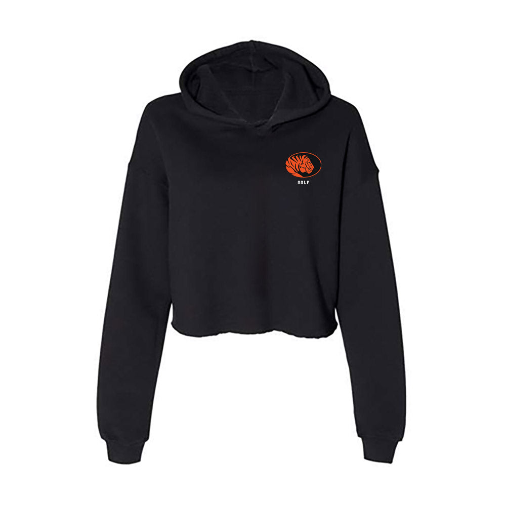 ECU - NCAA Men's Golf : Pablo Illescas - Women's Crop Fleece Hoodie-0