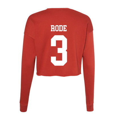 MSUM - NCAA Football : Parker Rode - Women's Cropped Crew Fleece-1