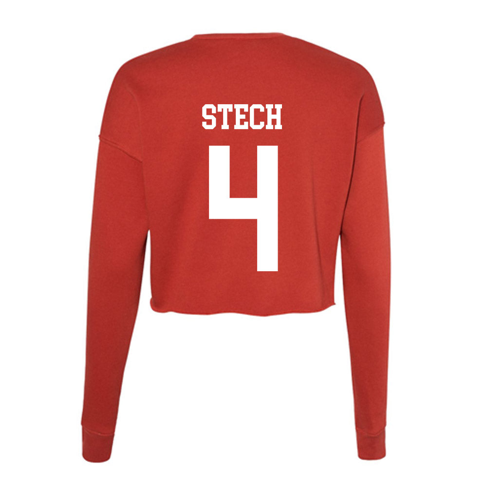 MSUM - NCAA Football : Tanner Stech - Women's Cropped Crew Fleece-1