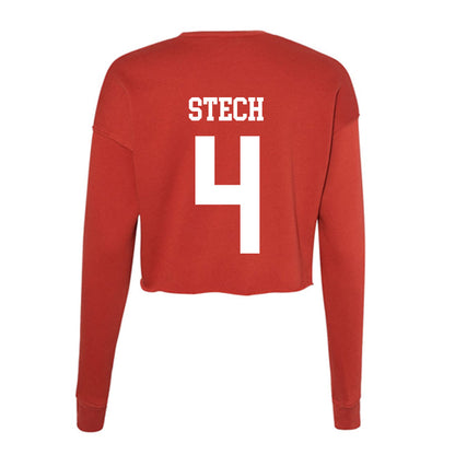 MSUM - NCAA Football : Tanner Stech - Women's Cropped Crew Fleece-1