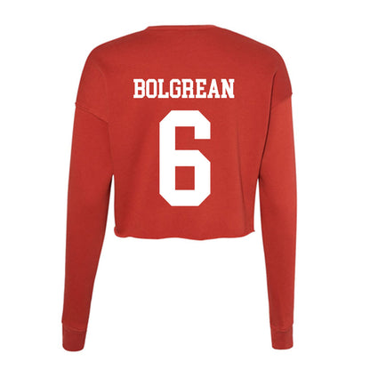 MSUM - NCAA Football : Gannon Bolgrean - Women's Cropped Crew Fleece-1
