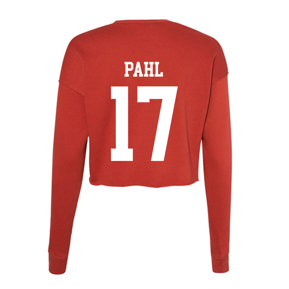 MSUM - NCAA Softball : Kendall Pahl - Women's Cropped Crew Fleece-1