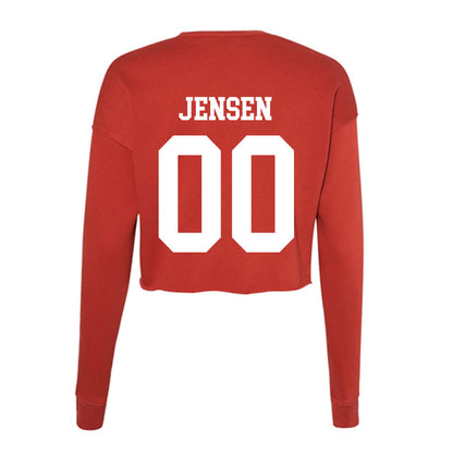 MSUM - NCAA Women's Volleyball : Miracle Jensen - Women's Cropped Crew Fleece-1