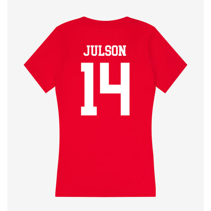 MSUM - NCAA Football : Jack Julson - Women's V-Neck T-Shirt-1