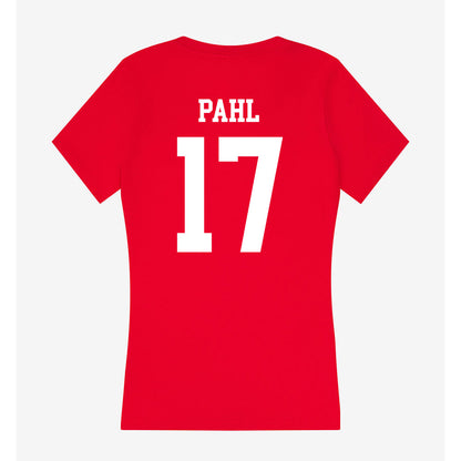 MSUM - NCAA Softball : Kendall Pahl - Women's V-Neck T-Shirt-1