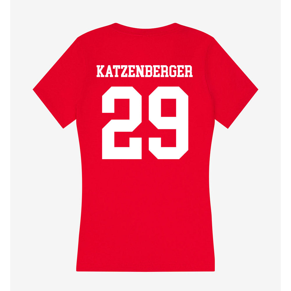 MSUM - NCAA Women's Soccer : Lauryn Katzenberger - Women's V-Neck T-Shirt-1