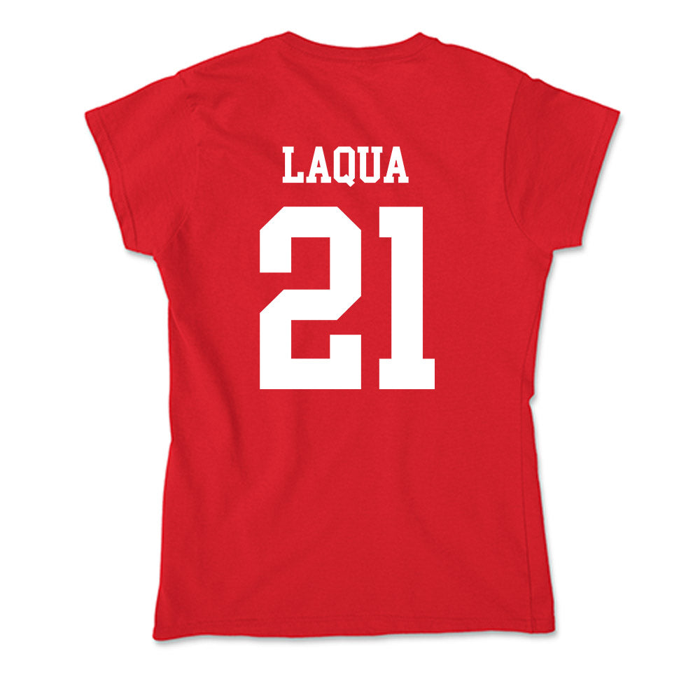 MSUM - NCAA Women's Volleyball : Leah Laqua - Soft Style Women’s T-Shirt-1
