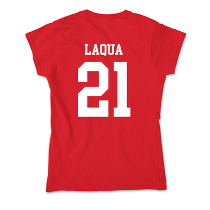 MSUM - NCAA Women's Volleyball : Leah Laqua - Soft Style Women’s T-Shirt-1