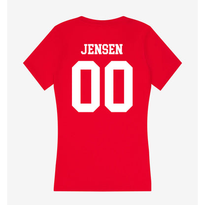 MSUM - NCAA Women's Volleyball : Miracle Jensen - Women's V-Neck T-Shirt-1