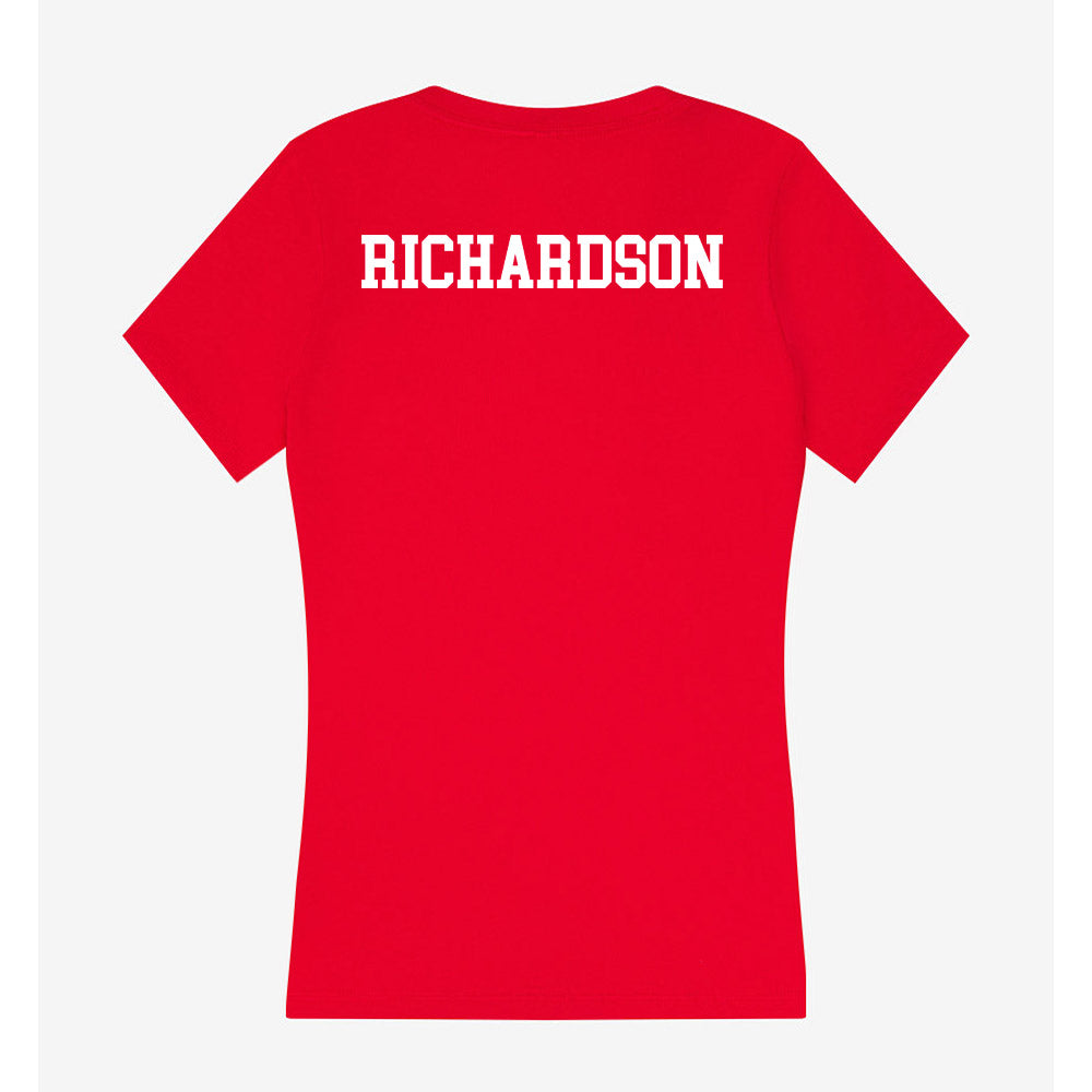 MSUM - NCAA Men's Track & Field : Rory Richardson - Women's V-Neck T-Shirt-1
