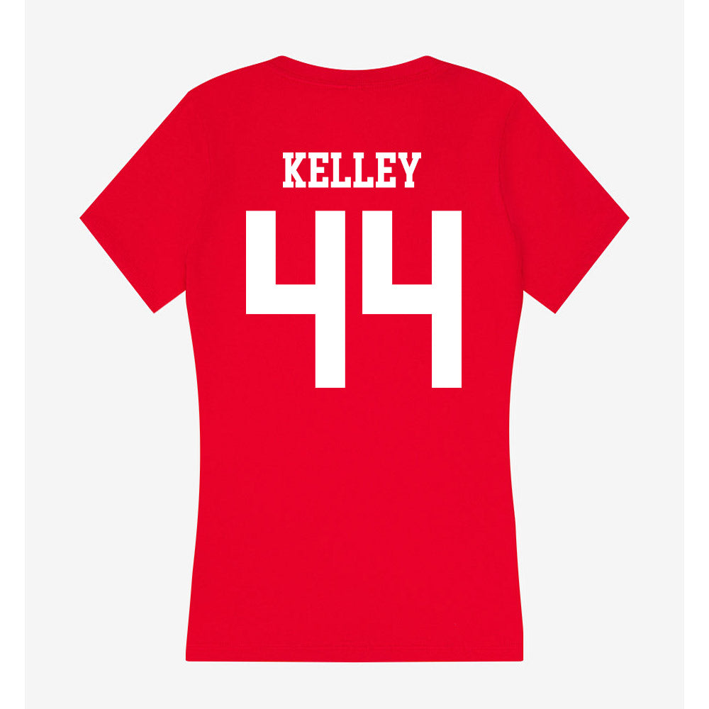 MSUM - NCAA Softball : Caitlin Kelley - Women's V-Neck T-Shirt-1