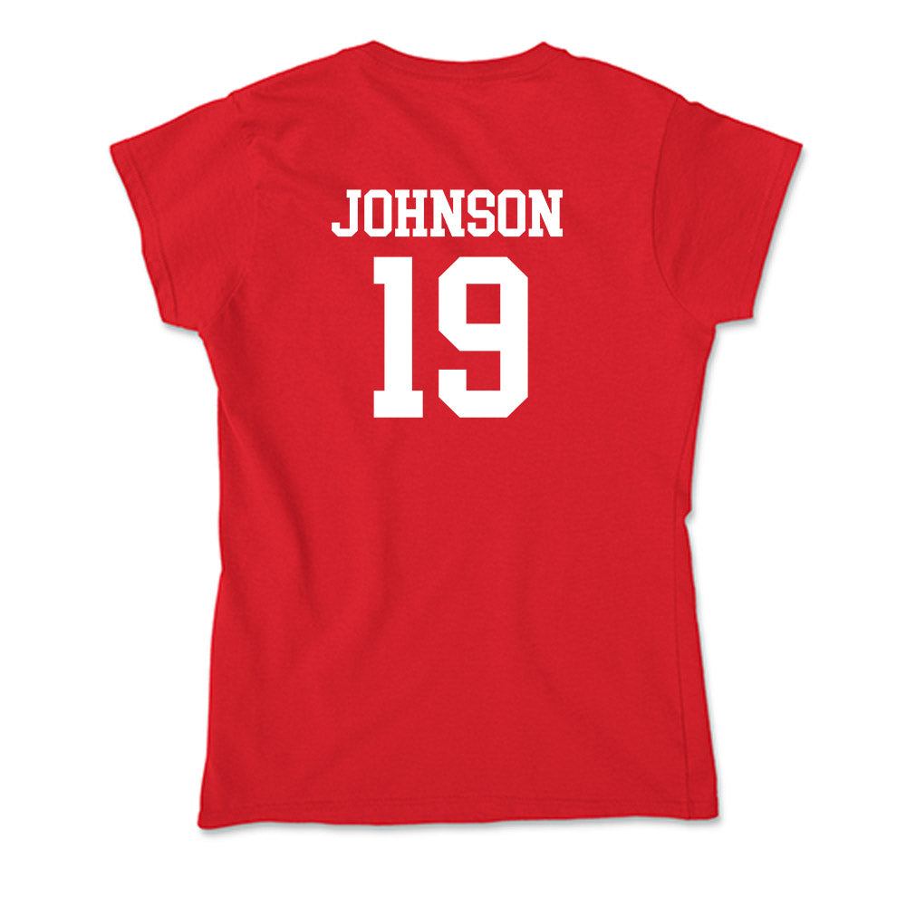 MSUM - NCAA Women's Volleyball : Annaka Johnson - Soft Style Women’s T-Shirt-1