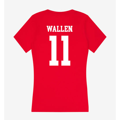 MSUM - NCAA Football : Payton Wallen - Women's V-Neck T-Shirt-1