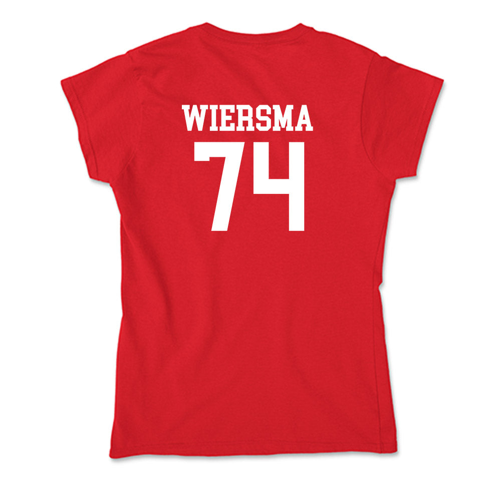 MSUM - NCAA Football : Evan Wiersma - Soft Style Women’s T-Shirt-1