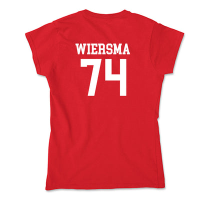 MSUM - NCAA Football : Evan Wiersma - Soft Style Women’s T-Shirt-1