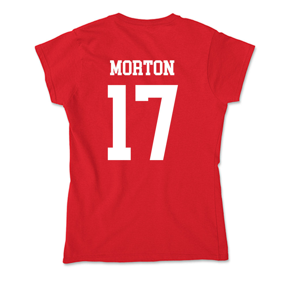 MSUM - NCAA Football : Dominic Morton - Soft Style Women’s T-Shirt-1