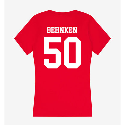 MSUM - NCAA Football : Tyrese Behnken - Women's V-Neck T-Shirt-1
